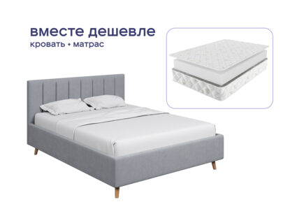 Кровать Димакс Амадора + матрас Мистер Слип Mono Line Стэнди 1472