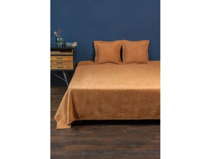 Покрывало Luxberry VELVET рыжая замша 1083