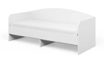 Кровать для подростка Сонум Crystal Белый (с основанием из ДСП)