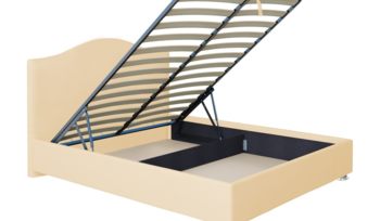 Кровать Бежевые Промтекс-Ориент Ренса Luxa Almond с подъемным механизмом